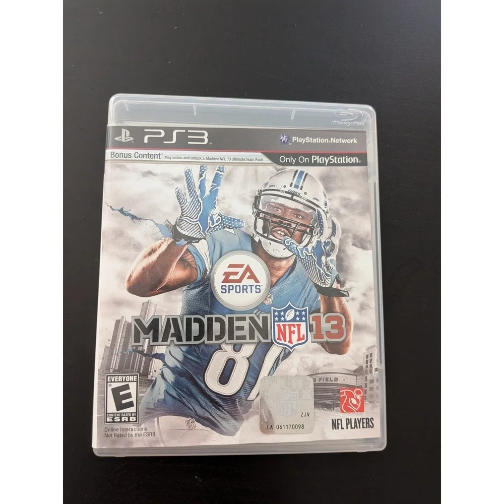 Madden NFL‎ 13 PS3 PlayStation 3 - Complete CIB Video Game Football
